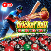 Lucky Taya Cricket Ball Roulette live casino icon